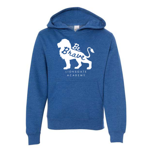 Independent Trading Co. - Youth Midweight Hooded Sweatshirt  - Printed Logo Thumbnail