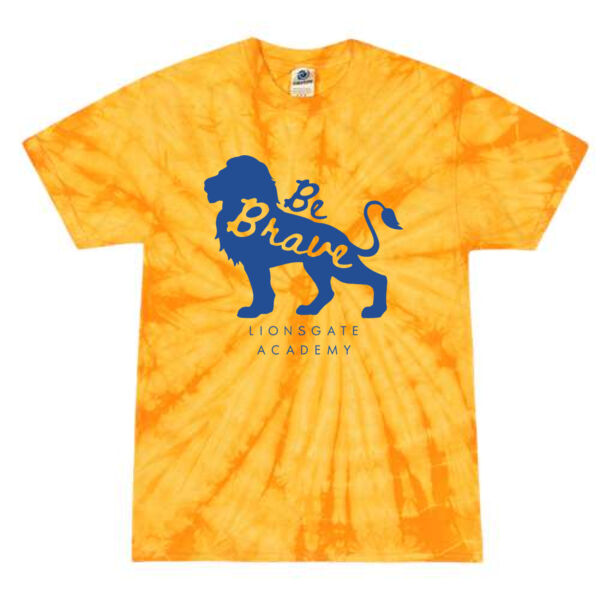 Colortone - Youth Multi-Color Tie-Dyed T-Shirt - Printed Logo Thumbnail