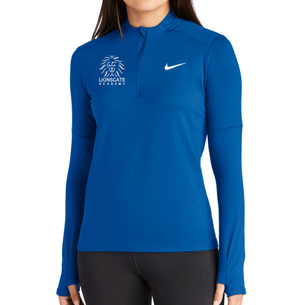 Nike Ladies Dri-FIT Element 1/2-Zip Top - Embroidered Logo Thumbnail