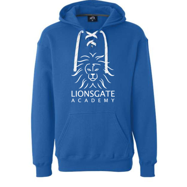 J. America - Sport Lace Hooded Sweatshirt - Printed Logo Thumbnail