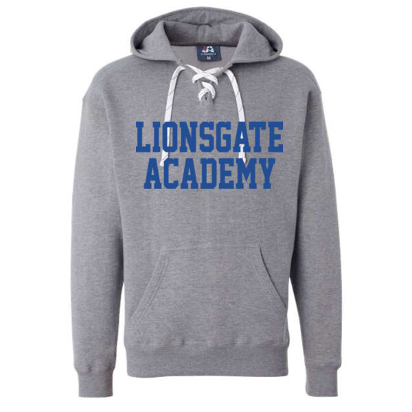 J. America - Sport Lace Hooded Sweatshirt - Printed Logo Thumbnail