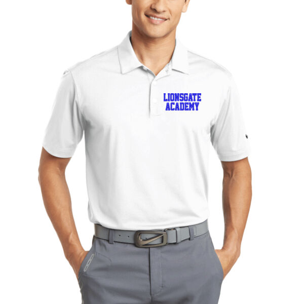 Nike Dri-FIT Vertical Mesh Polo - Embroidered Logo Thumbnail