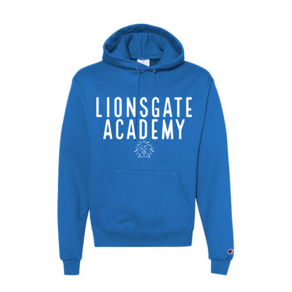 Champion Unisex Powerblend Hooded Sweatshirt - Printed Logo Thumbnail