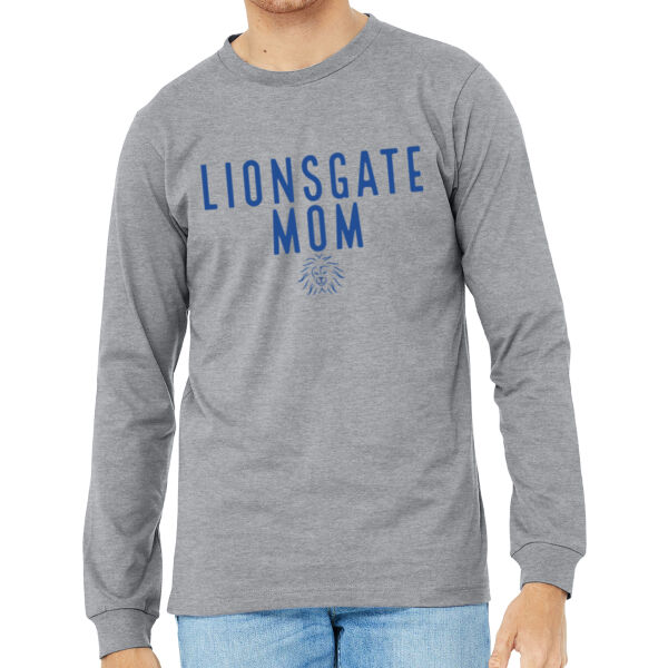 BELLA + CANVAS Unisex Heather CVC Long Sleeve Tee - Printed Logo Thumbnail