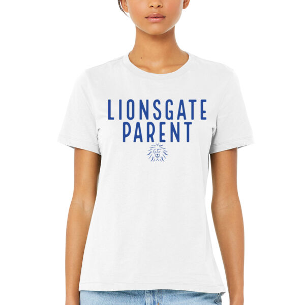 BELLA + CANVAS Womens Relaxed Jersey Short Sleeve Tee - Printed Logo Thumbnail