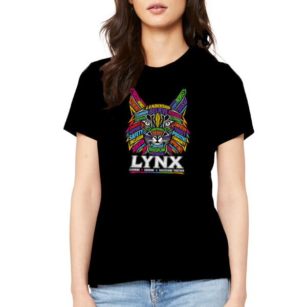 BELLA + CANVAS Womens Relaxed Jersey Short Sleeve Tee - Printed Logo Thumbnail