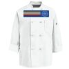 Eight Knot Button Chef Coat with Thermometer Pocket Thumbnail