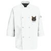Eight Pearl Button Chef Coat with Thermometer Pocket Thumbnail
