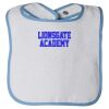 Infant Contrast Trim Terry Bib Thumbnail