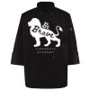 Ten Pearl Button Black Chef Coat Thumbnail