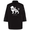 Ten Pearl Button Black Chef Coat Thumbnail