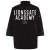 Ten Pearl Button Black Chef Coat Thumbnail